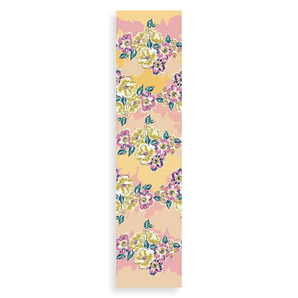 Foulard-femme-imprimé-vanille-coton-soie-bouquet