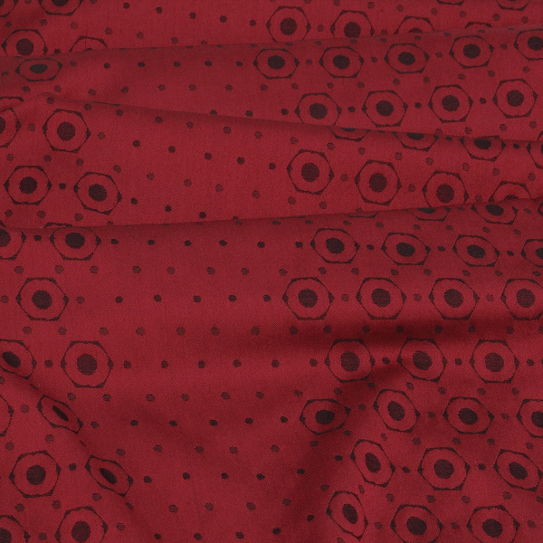 Foulard-homme-Denis-Soie-Rouge