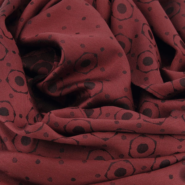 Foulard-homme-soie-rouge-roux-Denis