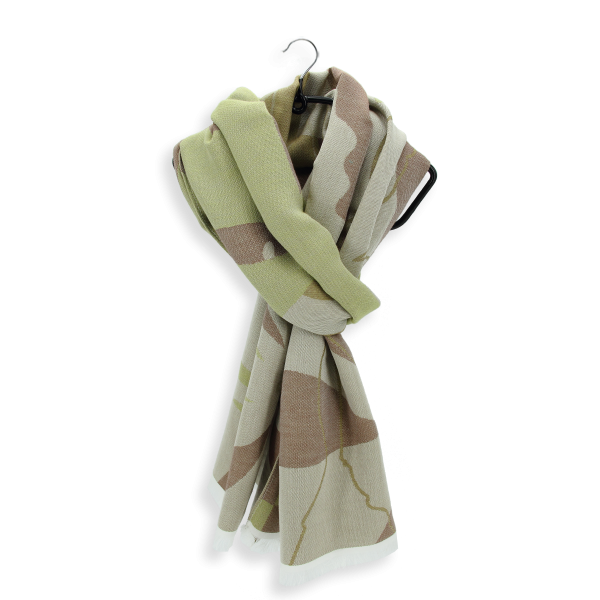 Green-women's-cotton-stole-Amaryllis