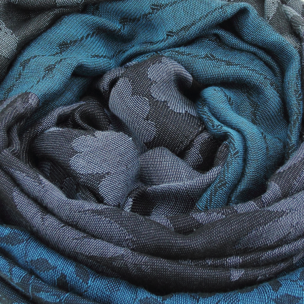 Grande-étole-femme-bleu-marine-modal-coton-soie-Jeannette