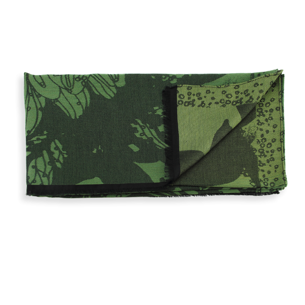 Maxi-etole-femme-laine-soie-coton-verte-Passion