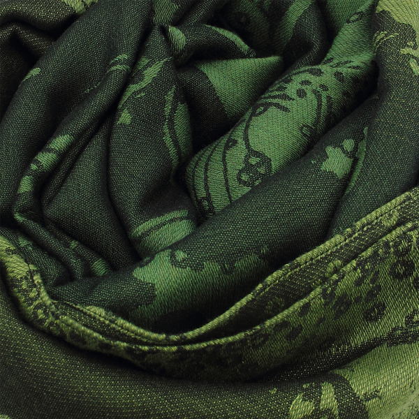 Maxi-etole-femme-laine-soie-coton-verte-Passion