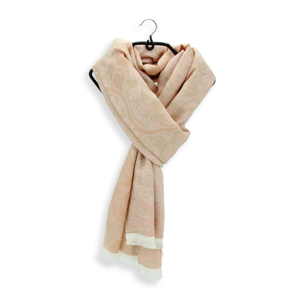 Soft pink-cashmere-women’s-scarf-oiseaux paradis