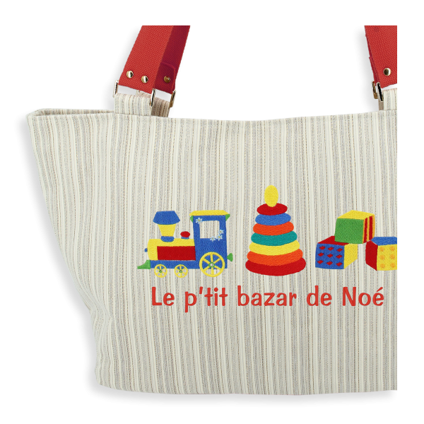 sac à langer - jouets