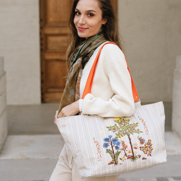 sac tissé brodé-femme-arbre de nelly