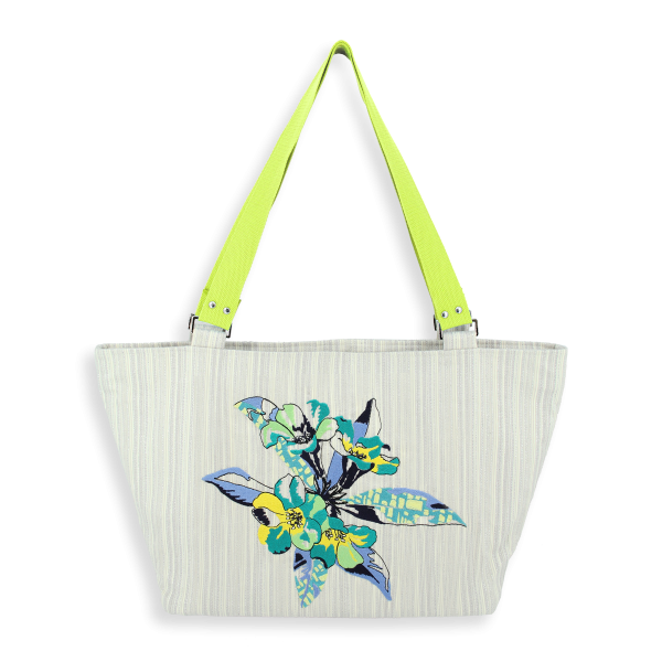 sac tissé brodé-femme-artifice-argent