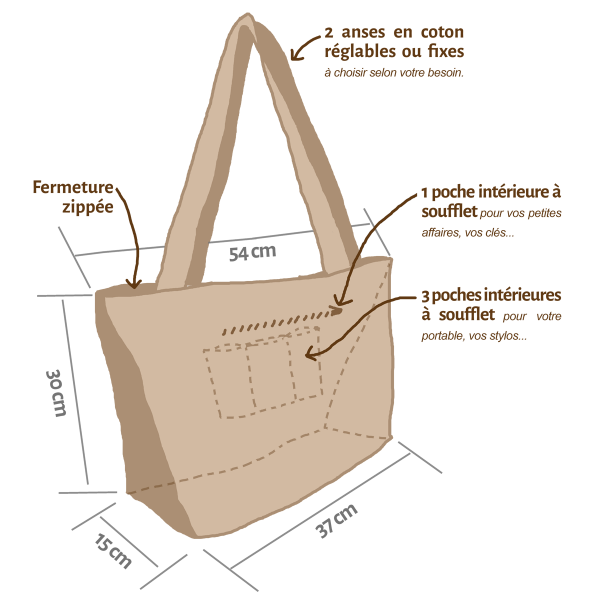 sac tissé brodé-femme-iris-argent