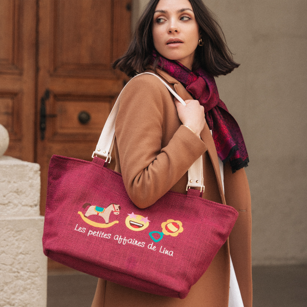 sac brodé personnalisable - étoile
