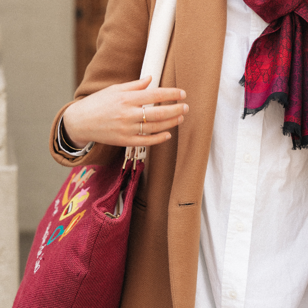 sac brodé personnalisable - étoile