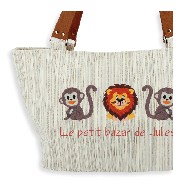 sac weekend enfant - jungle
