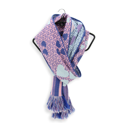 BLUE, CHILDREN'S WOOL SCARF - KITSCH