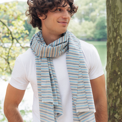 CHECHE COTON BLEU - TRANSAT