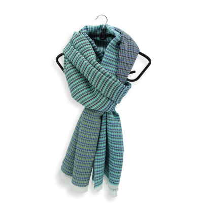 ECHARPE COTON MODAL TURQUOISE MARINE - CHECHE