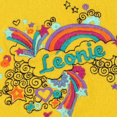 ECHARPE ENFANT PERSONNALISABLE - ARC EN CIEL