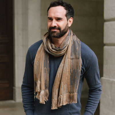 ECHARPE LAINE BEIGE - NEON