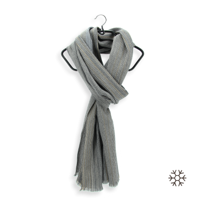 ECHARPE LAINE MERINOS SOIE ODYSSEE - GRIS