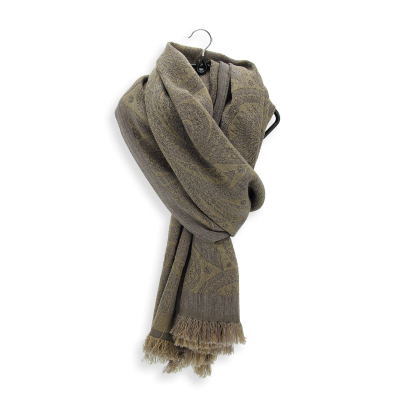 ECHARPE LAINE SOIE BEIGE – TRADI