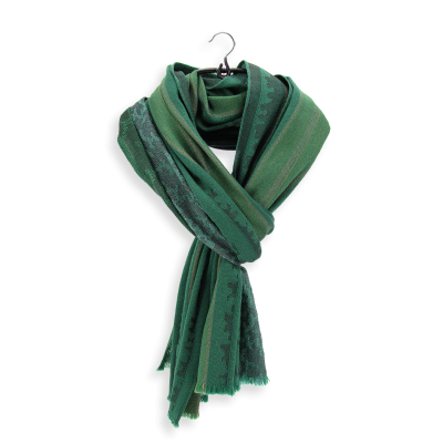 ECHARPE LAINE VERTE - ARBORESCENCE