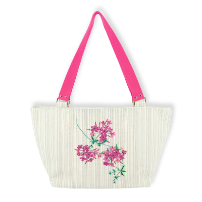 EMBROIDERED TOTE BAG - PEINTURE ANGLAISE GOLD
