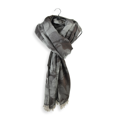 ETOLE COTON SOIE EMOTION MARRON BEIGE