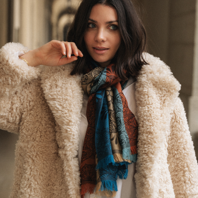 ETOLE LAINE BEIGE BLEU - MOOD