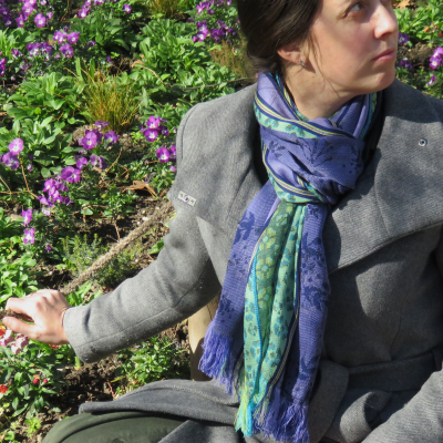ETOLE LAINE MERINOS MODAL ROVANIEMI VIOLET VERT