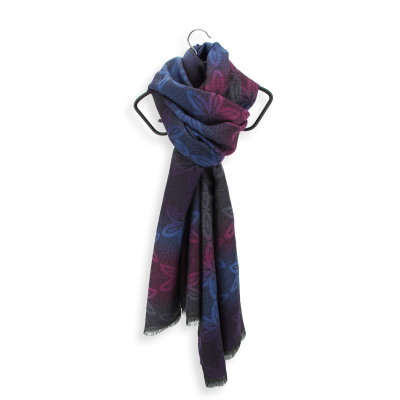 ETOLE LAINE SOIE BLEU ROSE – BOUDOIR OMBRE