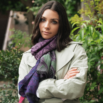 ETOLE LAINE VIOLETTE - PAISLEY