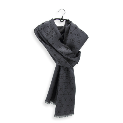 FOULARD SOIE HOMME GRIS - DENIS