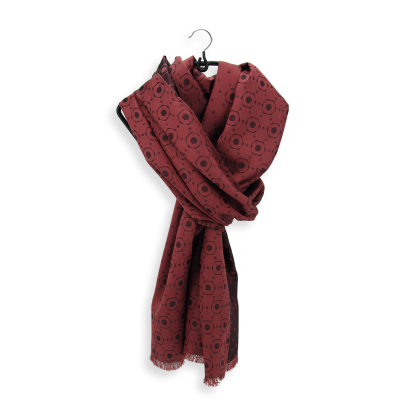 FOULARD SOIE HOMME ROUX - DENIS
