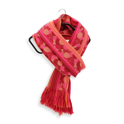 PINK, CHILDREN'S WOOL SCARF - HIP HOP
