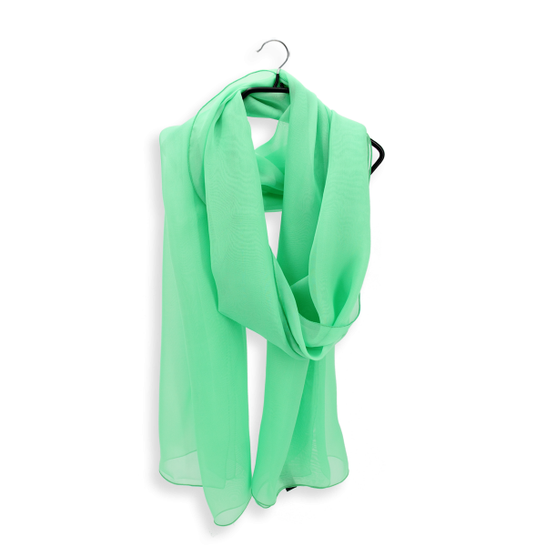 Grany green-silk-wedding-women's-stole.