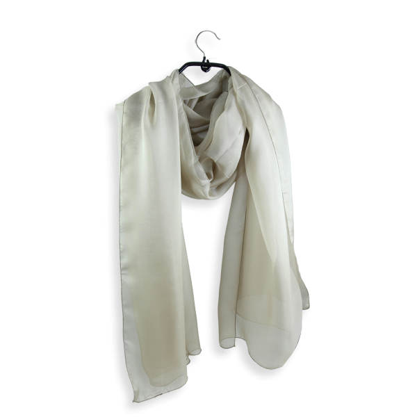 Beige-silk-wedding-women's-stole