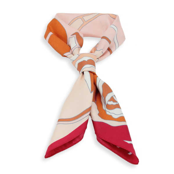 Carré-rouge-twill soie-bio-imprimé-cloudy