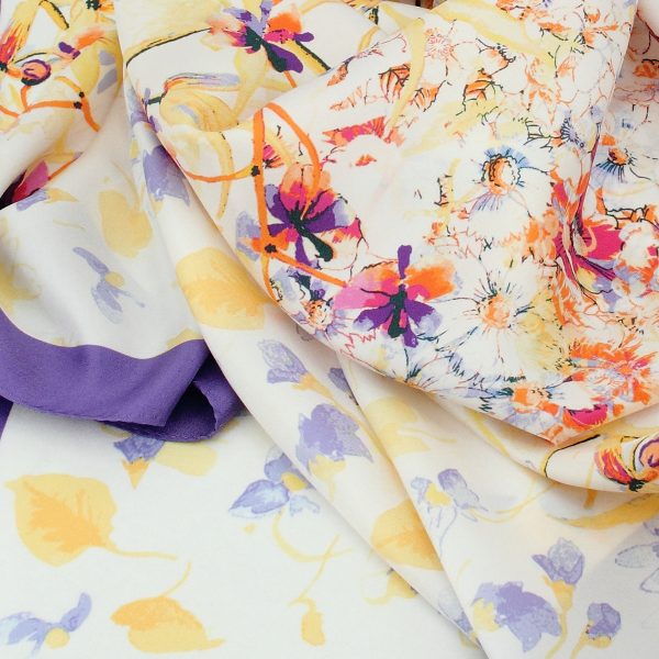 Carré-violet-twill soie-bio-imprimé-aquarelle