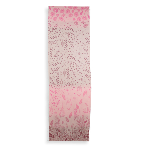 Chèche-femme-coton bio-rose-Jardin