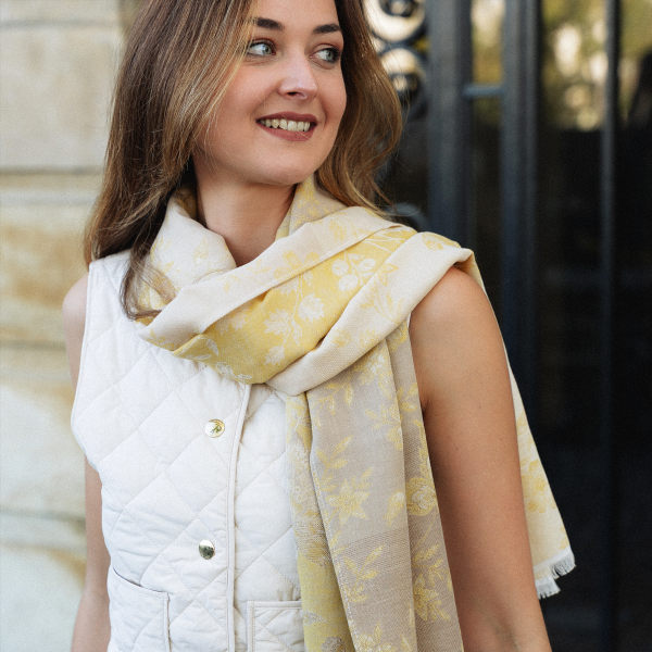 Etole-femme-coton-lin-jaune-versailles
