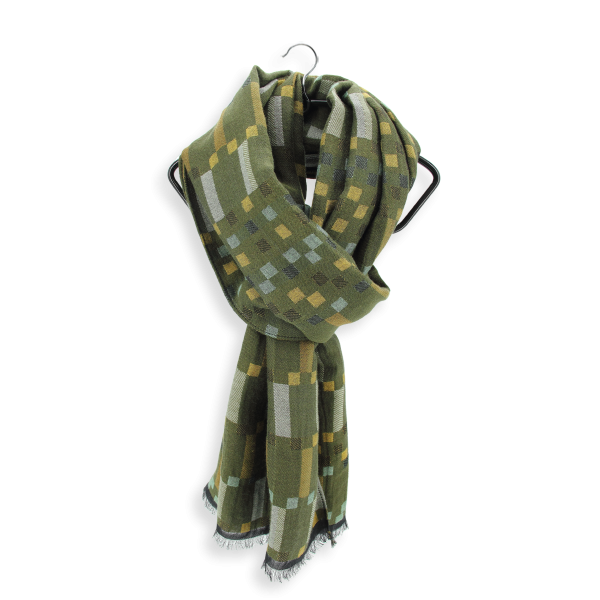 Cheche-homme-coton-modal-kaki-Titane