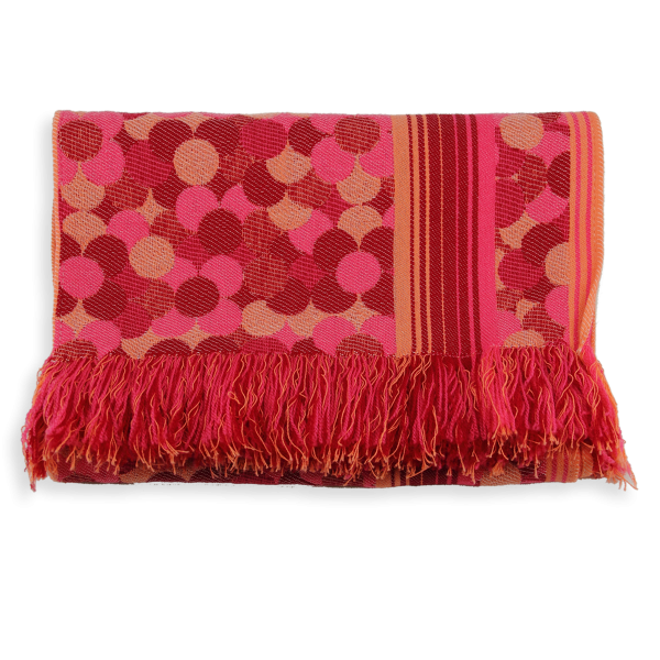 Echarpe-enfant-laine-rose-Hip Hop