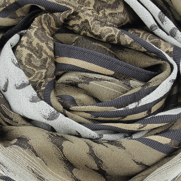 Echarpe-homme-laine-soie-beige-Atome