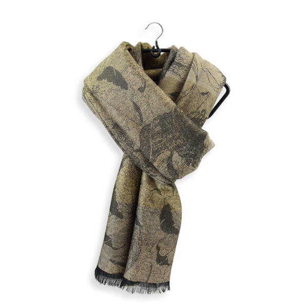 Echarpe-femme-laine-coton-soie-or-beige-Vienne