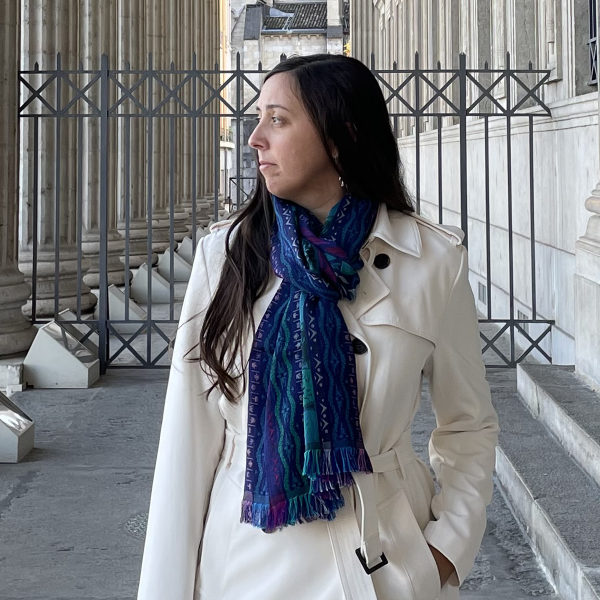 Etole-femme-laine-merinos-coton-soie-bleu-encre-Chanson