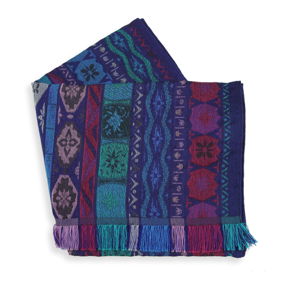 Etole-femme-laine-merinos-coton-soie-bleu-encre-Chanson