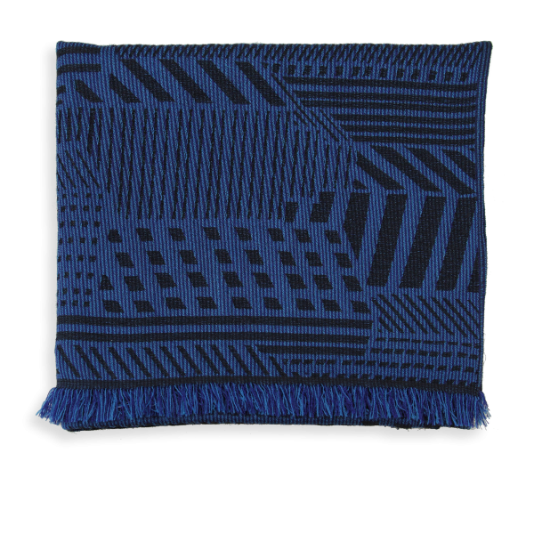 Echarpe-homme-laine-soie-bleu-kyoto-3A