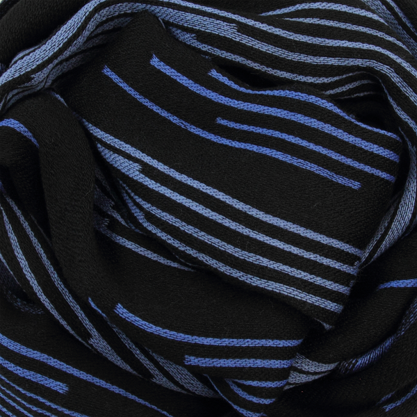 Echarpe-homme-laine-modal-bleu-noir-Néon