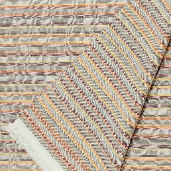 Echarpe-homme-laine-beige-Rayé