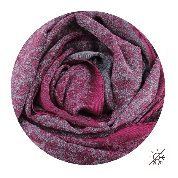 Echarpe-femme-laine-coton-soie-rose-Passementerie