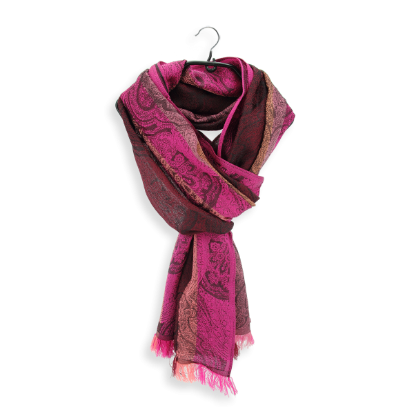 Echarpe-femme-victoria-laine-soie-rose-poudre