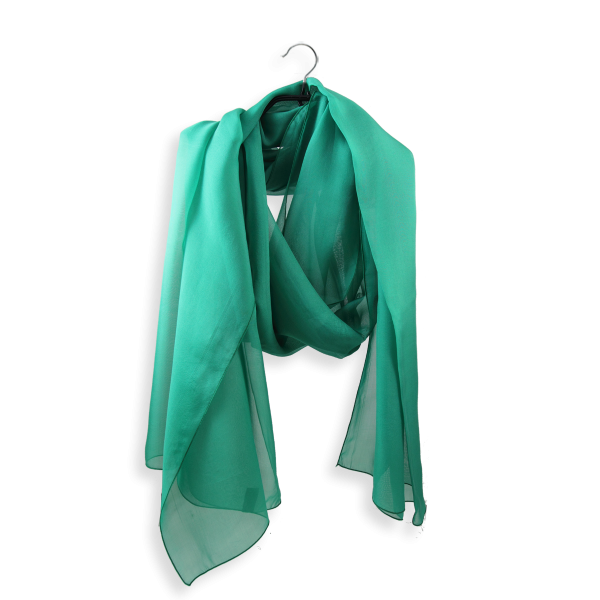 Emerald-green-silk-wedding-women's-stole.